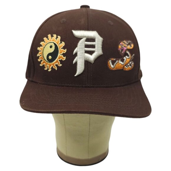 Primitive Badlands Snapback Cap Baseball Embroidered Logo Peace Of Mind Hat - Picture 11 of 15